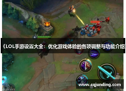 《LOL手游设置大全：优化游戏体验的各项调整与功能介绍》